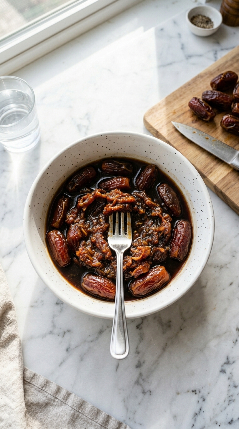 Medjool dates and coffee