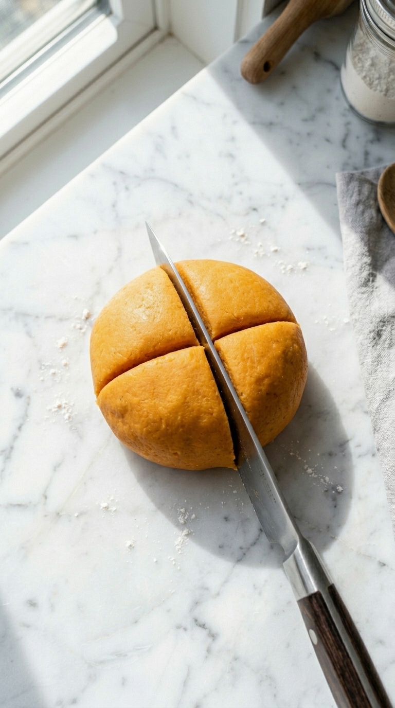 Sweet potato wrap close up