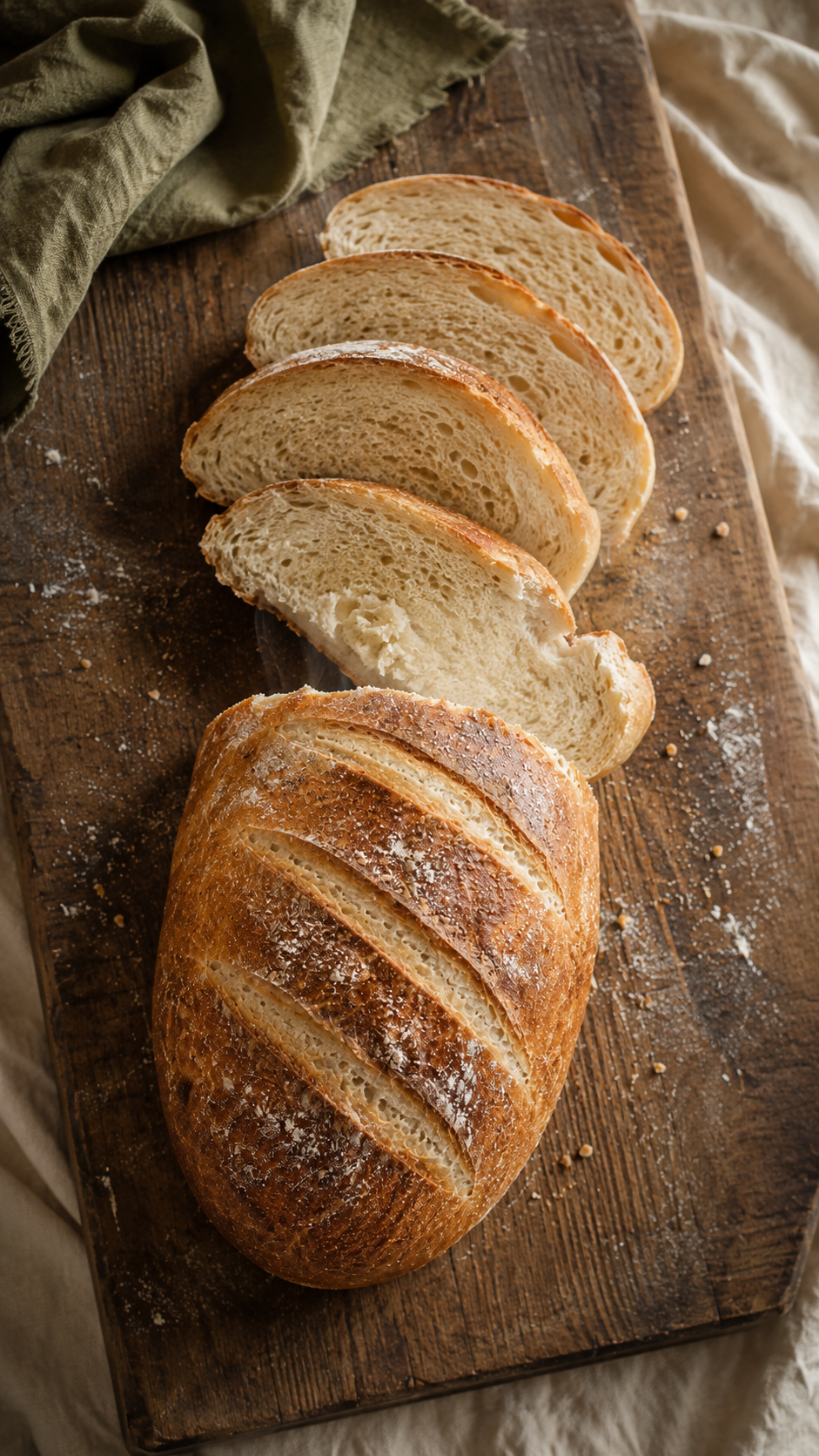 Soft Gluten-Free White Bread Sliced