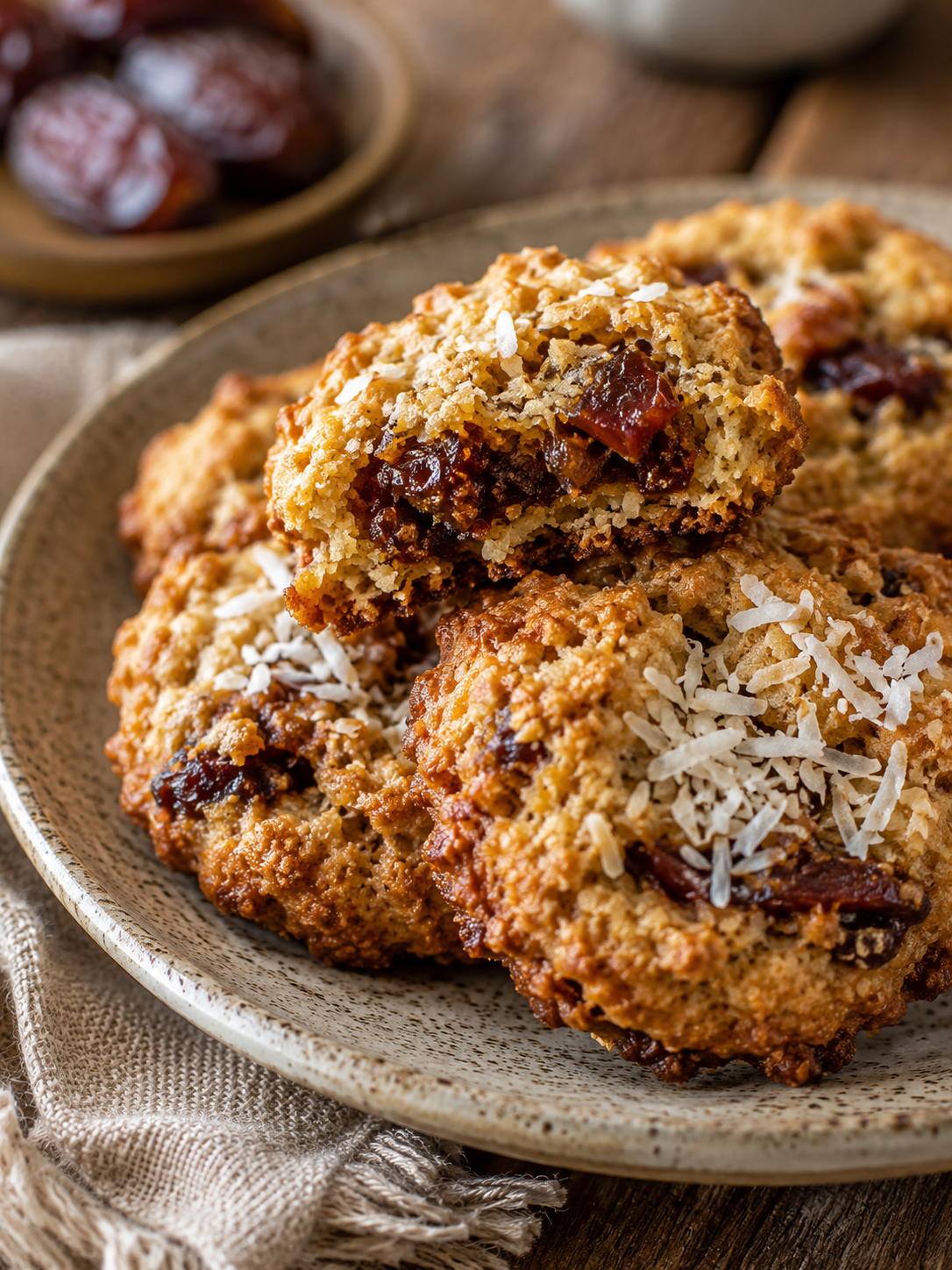 Date and Coconut Cookies