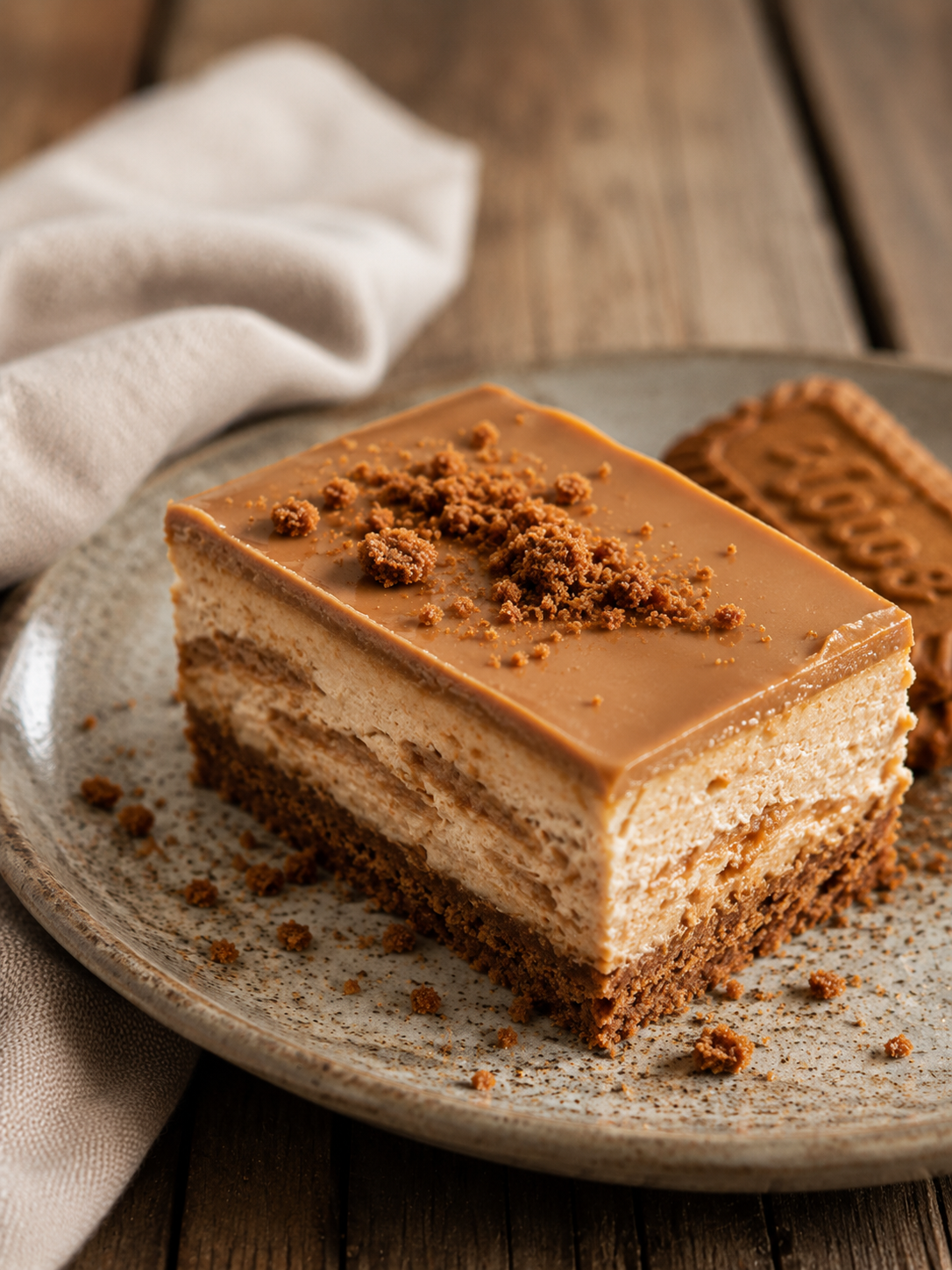 No Oven Biscoff Cold Cake